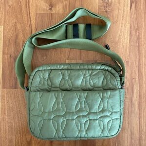 ❤️ Lululemon Quilted Embrace Crossbody Bag Bronze Green